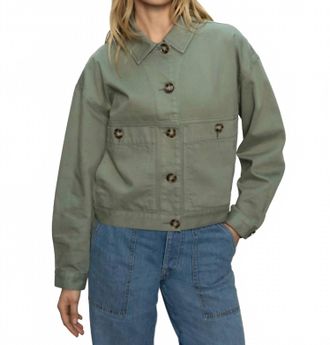 Sanctuary Coastal Denim Shacket In Dark Spruce