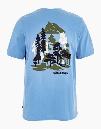 Fj&auml;llr&auml;ven Mens Fjallraven Swedish Forest T-Shirt - Blue - Size: 36