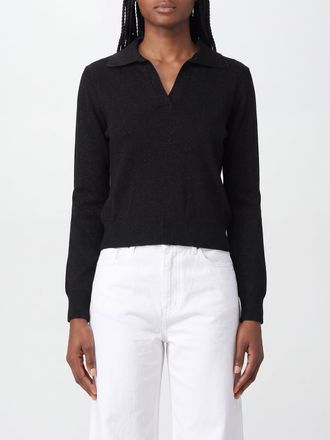 KANGRA V-Neck Wool and Cashmere Knit Polo with Long Sleeves