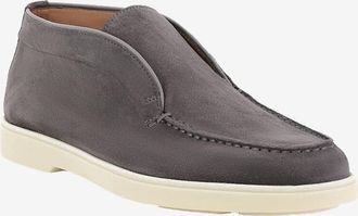 Santoni Wildleder-Dessertboots mit Gummisohle