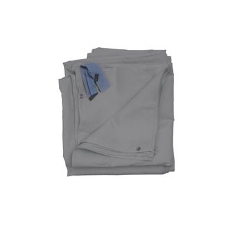 Hhg Nunca Usado] Juego De 4 Paredes Laterales Para P&eacute;rgola C&aacute;diz, Recambio Pared Lateral Pabell&oacute;n 4x4m, Poli&eacute;ster, Gris Claro