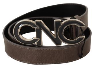 Costume National Letter Logo Buckle Womens Belt