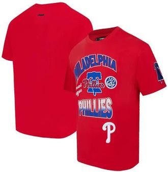 Pro Standard Mens Pro Standard Red Philadelphia Phillies Turn It Up Dropped Shoulder T-Shirt at Nordstrom, Size Xx-Large