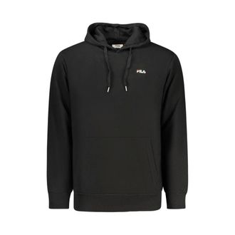 Fila Hoodies & sweatvesten, Heren, Zwart, S, Katoen, Lumezzane Hooded Sweatshirt