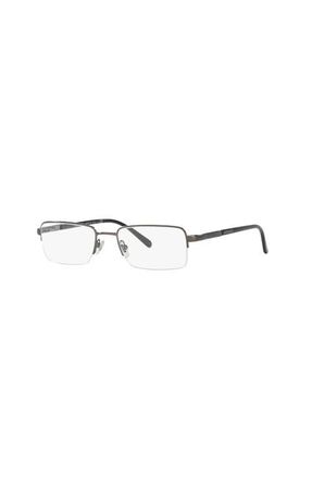 Versace 50mm Square optical glasses in Silver at Nordstrom