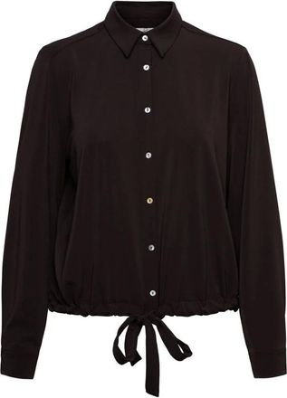 &Co Woman Lotus Blouse - Dames - Blouses & Shirts - Bruin - Maat: XL Poliester