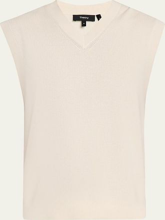 Theory Mens Sleeveless V-Neck Shirt