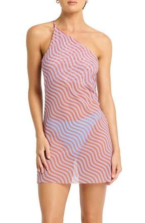 Bond-Eye Amelia Cover-Up Minidress in Sunbaked Stripe at Nordstrom Rack, Size X-Small/small