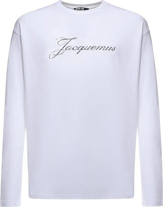 Jacquemus Lange mouwen tops - Dames - Longsleeves - Wit - XL - Tops