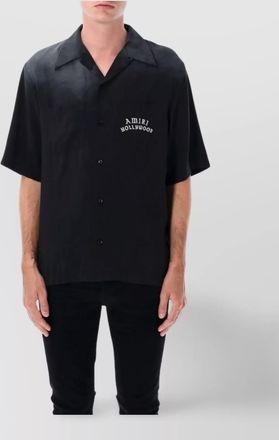 Amiri bowling shirt hollywood chest pocket