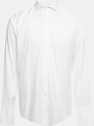 HUGO BOSS Boss By Hugo Boss White Cotton Slim Fit Jaiden Shirt