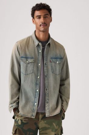 Levi's Relaxed Fit Western Shirt - Uomo - XL - Blu / Sunset Drives
