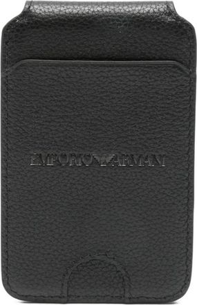Emporio Armani Telefoonhoesje - Heren - Portefeuilles - Zwart - ONE Size - Accessoires