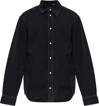 Off-white Denim Shirt - Heren - Spijkeroverhemden - Zwart - S - Denim - Overhemden