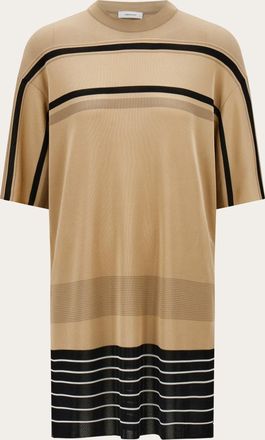 Ferragamo Donna Maglia in viscosa Beige