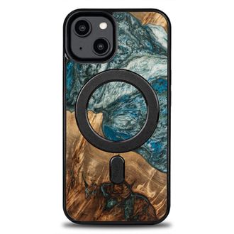 OEM Funda Bewood Unique Para Iphone 14 - Planetas - Tierra Con Magsafe