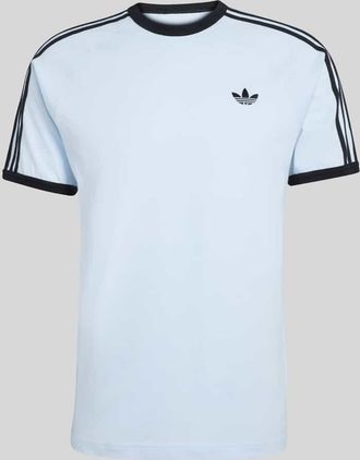 adidas Originals Regular Fit T-Shirt aus reiner Baumwolle in Hellblau, Gr&ouml;&szlig;e XXL