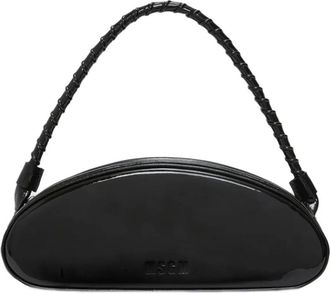 Msgm Handtas van lakleer - Dames - Handtassen - Zwart - ONE Size - Leer - Tassen