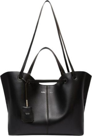 Max Mara Shopper Bag - Dames - Shoppers - Zwart - ONE Size - Leer - Tassen