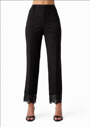 Cami NYC Cheyenne Pant With Lace Trim In Black