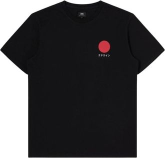 Edwin Japanese Sun T-Shirt - Heren - T-shirts - Zwart - L - Katoen - Tops
