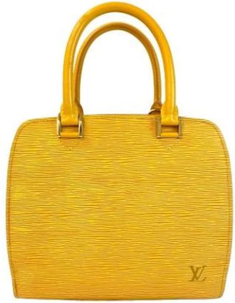 Louis Vuitton Pre-owned Handbags, female, Yellow, Size: ONE SIZE Pre-owned Handbag