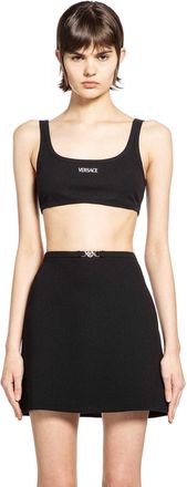 Versace Ribbed Cotton Top