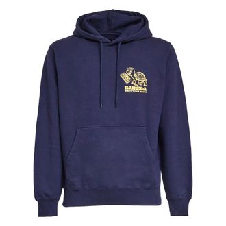 Edwin Hoodies, male, Blue, Size: XS Kamera Hoodie Sweat