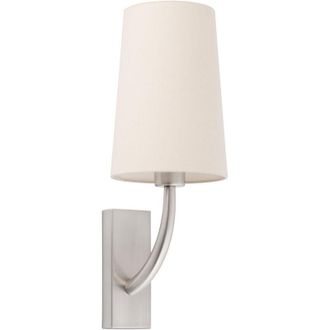 Faro Barcelona Rem Aplique De Pared N&iacute;quel Mate/beige 29680-20