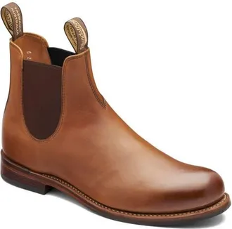Blundstone All Terrain Water Resistant Chelsea Boot in Chestnut Leather at Nordstrom, Size 10.5