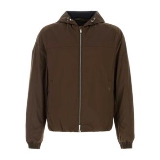 Moorer Light Jackets, male, Brown, Size: M Albori Jacket