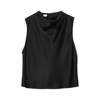 Vince Dames, Tops, Zwart, Maat: M Viscose