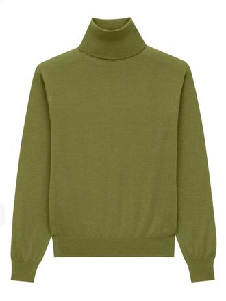 Saint Laurent Rollkragenpullover aus Kaschmir, Wolle und Seide von Saint Laurent