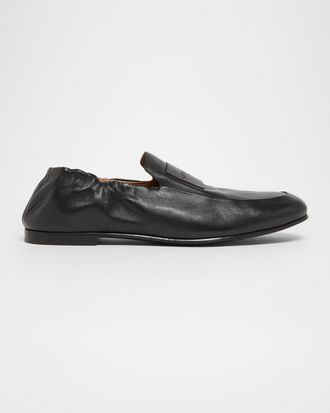 Givenchy Men & apos;s Leather Elasticized Loafers