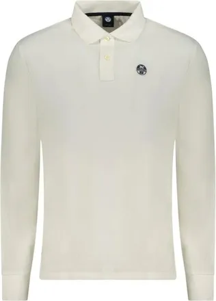 North Sails Tops, Heren, Wit, XL, Katoen, Polo shirt van katoen met klassiek design