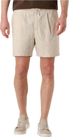 Profuomo Korte Broeken, Heren, Beige, M, Heren Short Scrd Lf Zand