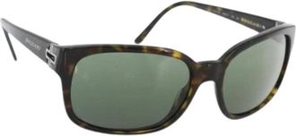 Bulgari Pre-owned Vintage Zonnebril - Dames - Vintage Accessoires - Bruin - ONE Size - Vintage