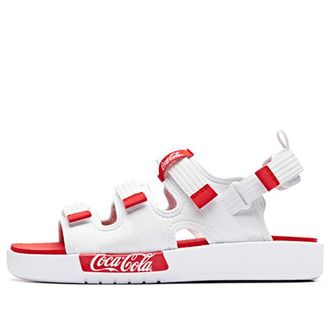 Anta (WMNS) ANTA x Coca Cola Beach Sandals White Red 92926971A-9