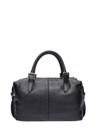 Luisa Vannini Zwart Rundleer Tas