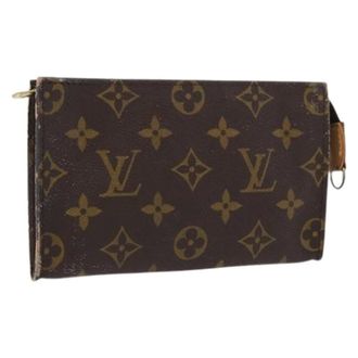 Louis Vuitton Pre-owned Clutches, female, Brown, Size: ONE SIZE Pre-owned Accessory Pouch