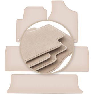OEM Alfombrillas Premium Beige Para: Volkswagen Sharan I Monovolumen 1995-2010