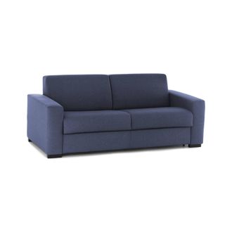 Talamo Italia Dmora - Sofa Cama Dabaida, Gran Sof&aacute; De 2 Plazas, 100% Made In Italy, Sof&aacute; De Sal&oacute;n Con Apertura Giratoria, En Tela Acolchada, Con Reposabrazos Delgad