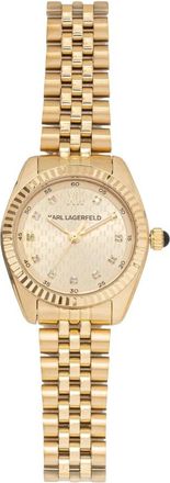 Karl Lagerfeld Watches - Dames - Horloges - Geel - ONE Size - Accessoires