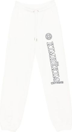 Kimhekim logo-appliqu&eacute; track pants - Bianco