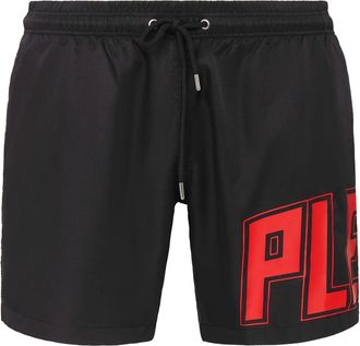 Philipp Plein Nylon Zwemboxers - Heren - Strandmode - Zwart - S - Nylon - Badmode