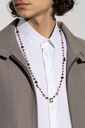 Isabel Marant Necklace With Stones, Mens, Brown