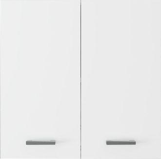 ML Design Ml-design Armario De Ba&ntilde;o 60x60x31 Cm Blanco Mueble Colgante De Pared Tablero De Madera Mdf Estante Moderno Multifuncional Con Espacio De Alamcenamien