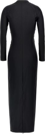 Alexander Wang Womens Black Nylon Midi Dress