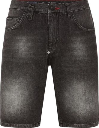 Philipp Plein Denim Shorts Mikonos fit - Heren - Denim shorts - Zwart - W28 - Denim - Korte Broeken