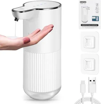 OEM Dispensador Autom&aacute;tico De Jab&oacute;n L&iacute;quido Para Manos, El&eacute;ctrico, Sin Contacto, 350 Ml, Recargable Por Usb, Resistente Al Agua Ipx5, Ideal Para Ba&ntilde;o